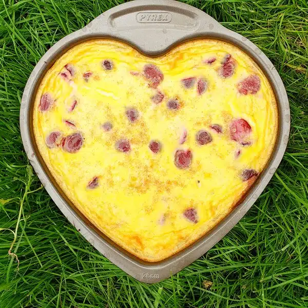 clafoutis aux cerises léger