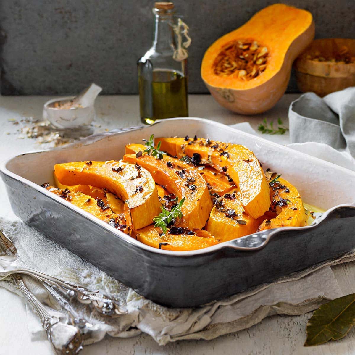 Recette de Courge butternut rôtie