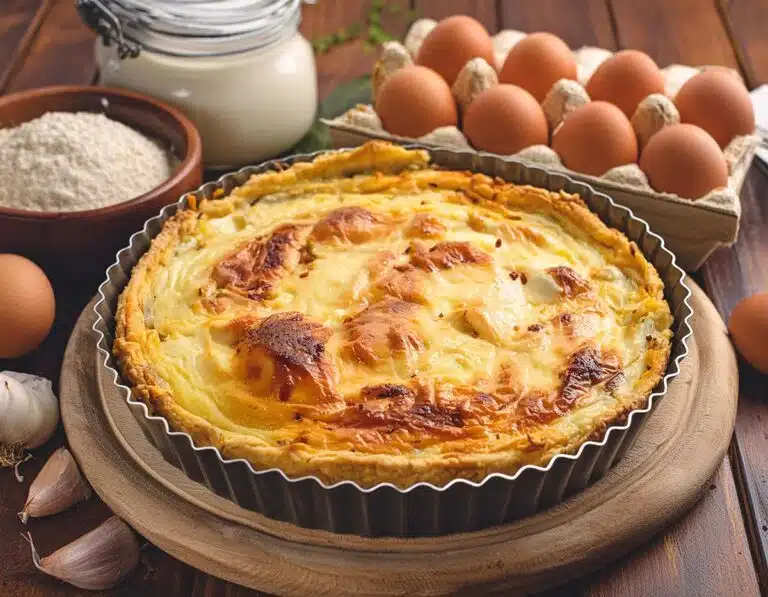 recette traditionnelle du nord : famiche au maroilles