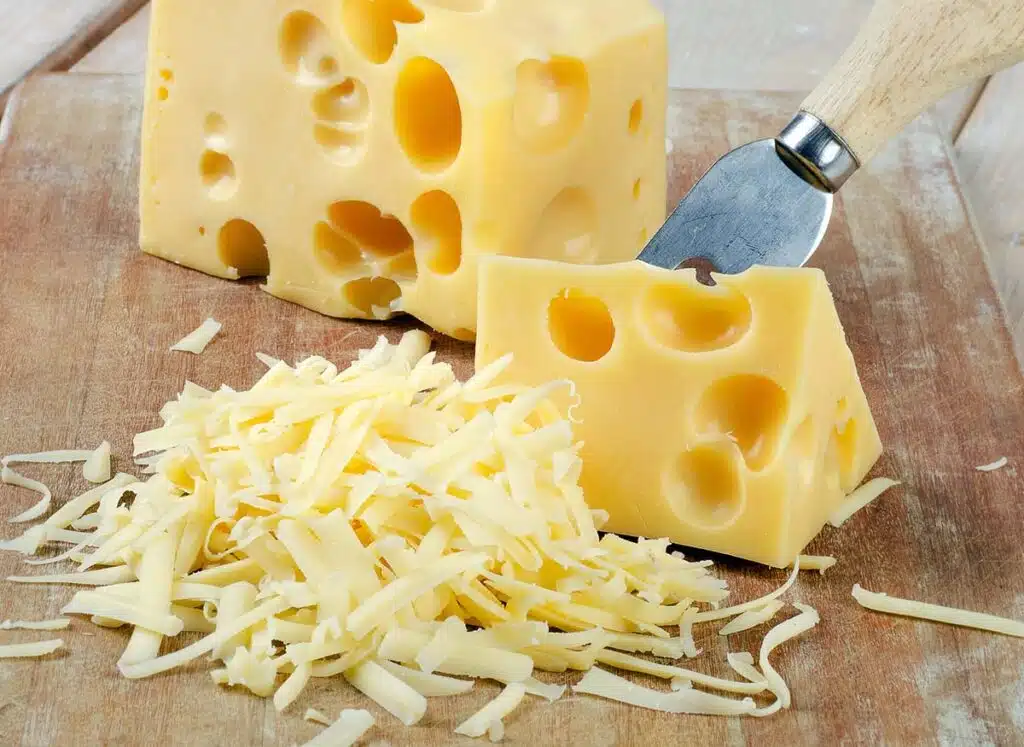 gruyère ou vacherin fribourgeois râpé