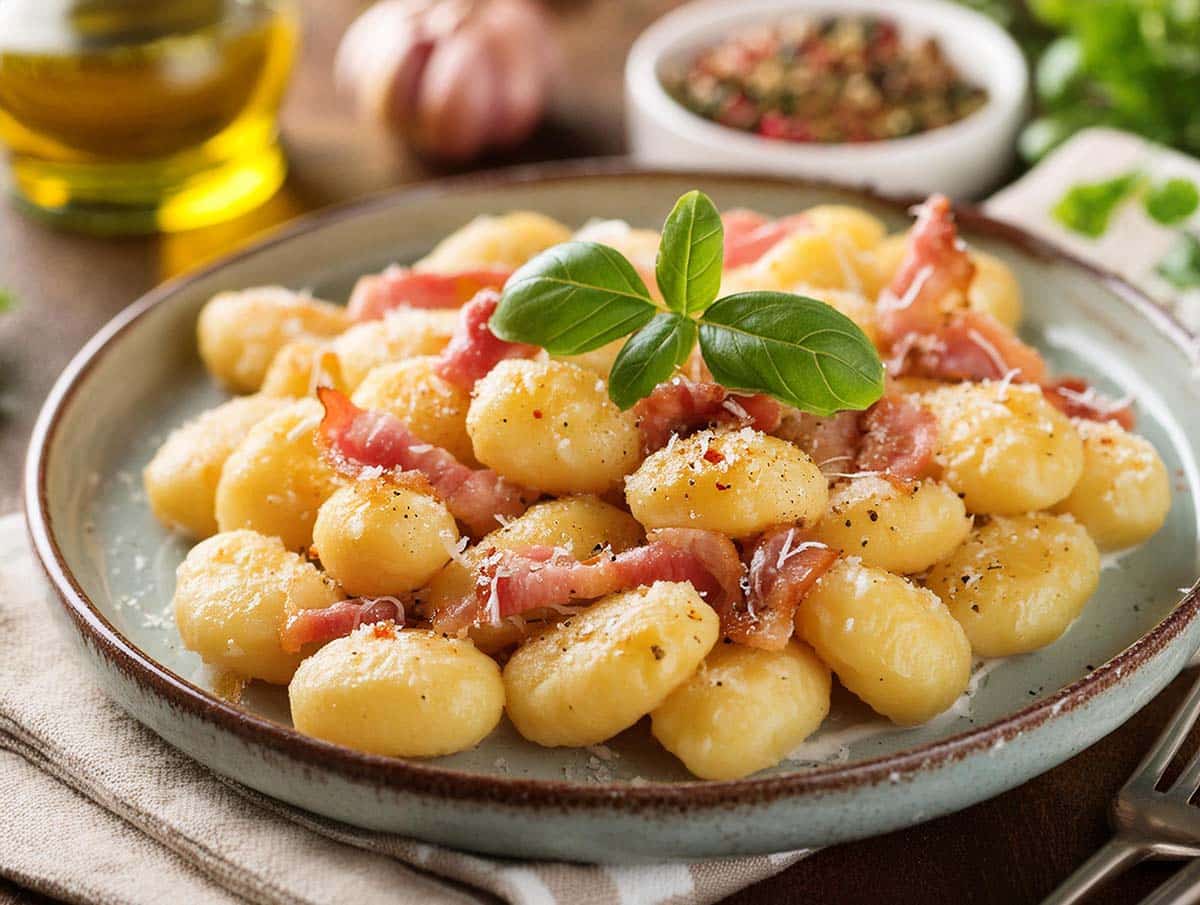 Découvrez notre recette de gnocchis à la carbonara, un plat italien réconfortant et savoureux. Des conseils d'expert pour réussir ce classique à coup sûr !