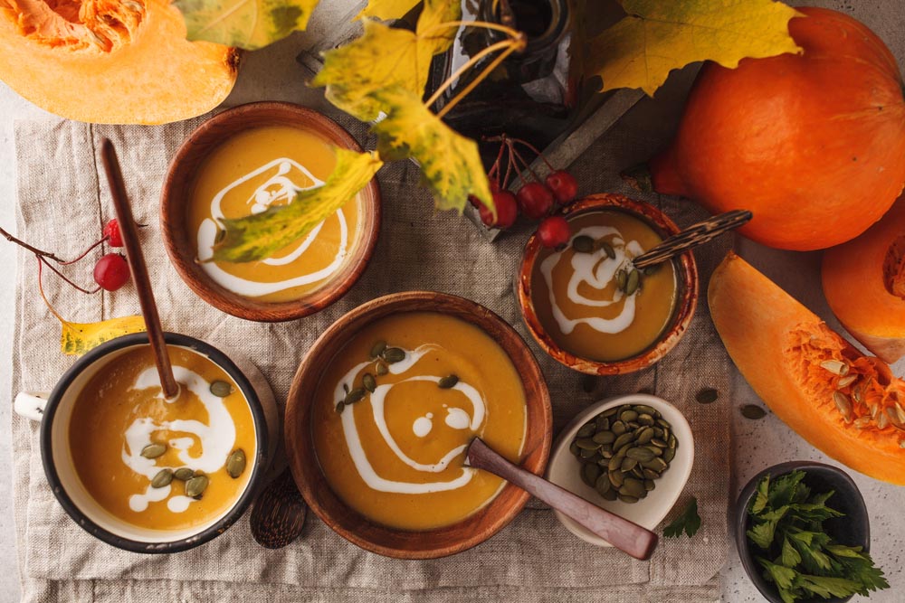 potimarron goût châtaigne, butternut noisette, musquée de Provence soupe, lait de coco 20 %, recette velouté courge, soupe sans lactose